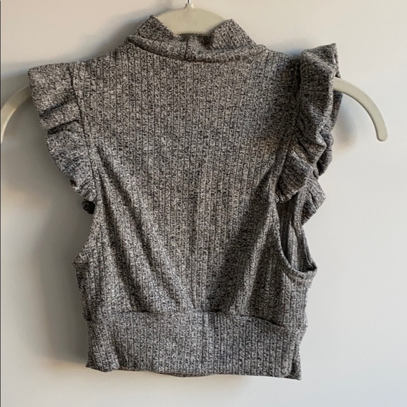 Free People Betsey Crop in Grey - Picture 6 of 6